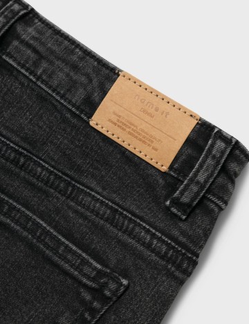 Fustă de blugi Name It, negru