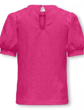 Cămașă cu m&acirc;necă scurtă Only, roz