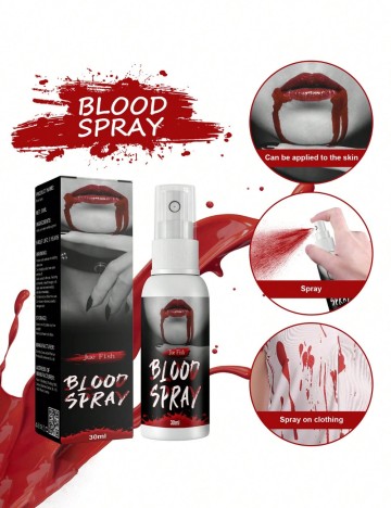 Spray s&acirc;nge fals Shein, roșu