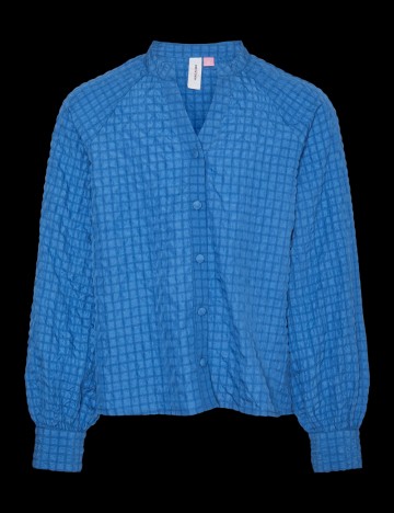 Cămașă Vero Moda, albastru