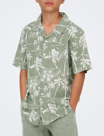 Cămașă cu m&acirc;necă scurtă Only & Sons, mix culori