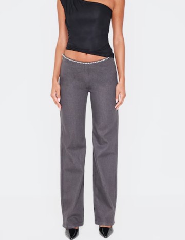 Jeans PRETTYLITTLETHING, gri