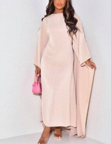 Rochie maxi Shein, crem