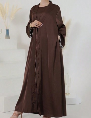 Cardigan lung Shein, maro