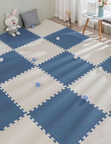 Covoraș puzzle Shein, bej