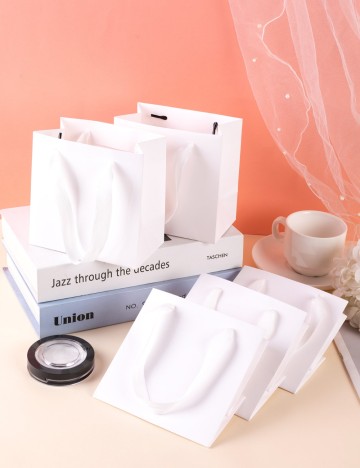 Set pungi cadou Shein, alb