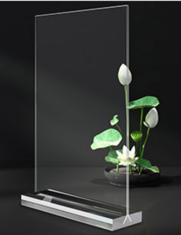 Suport meniu Shein, transparent