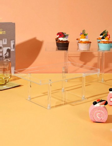 Suport pentru prăjituri Shein, transparent