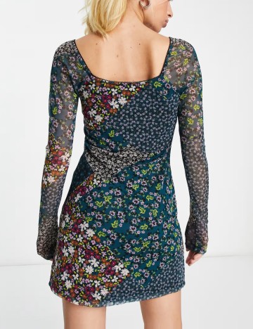 Rochie mini ASOS, mix culori