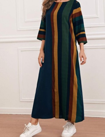 Rochie maxi Shein, mix culori