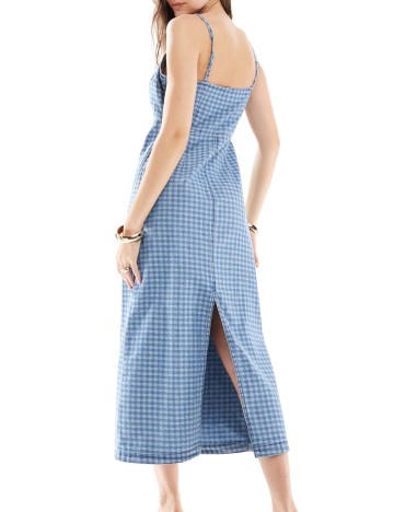 Rochie midi ASOS, albastru