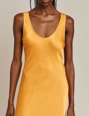 Rochie midi Ghost, portocaliu
