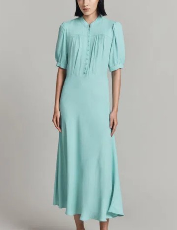 Rochie midi Ghost London, turcoaz