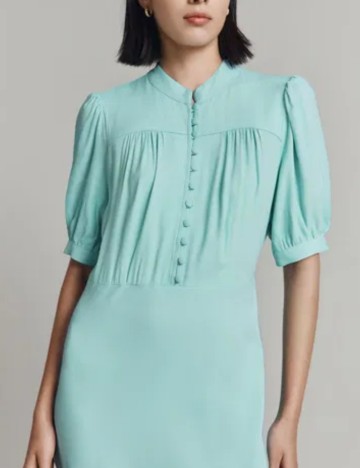 Rochie midi Ghost London, turcoaz