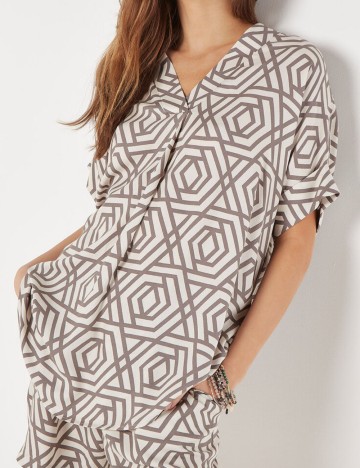 Cămașă cu m&acirc;necă scurtă APRICOT, mix culori