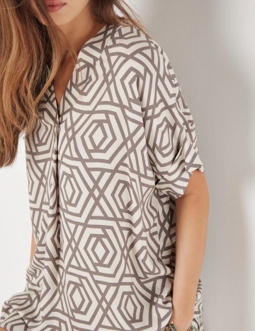 Cămașă cu m&acirc;necă scurtă APRICOT, mix culori