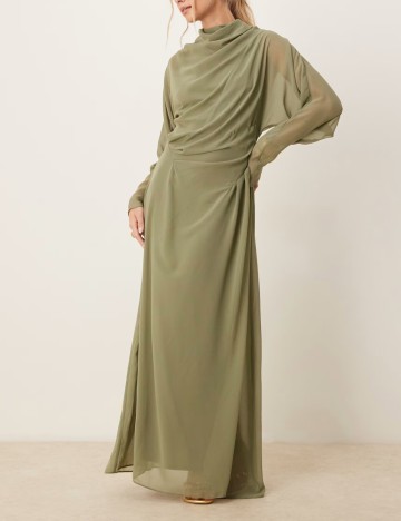 Rochie maxi ASOS, verde