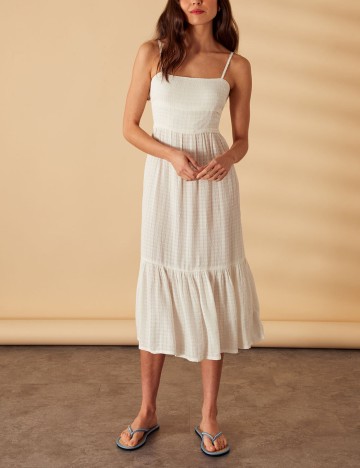 Rochie midi Accessorize London, alb