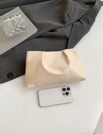 Geantă plic Shein, crem