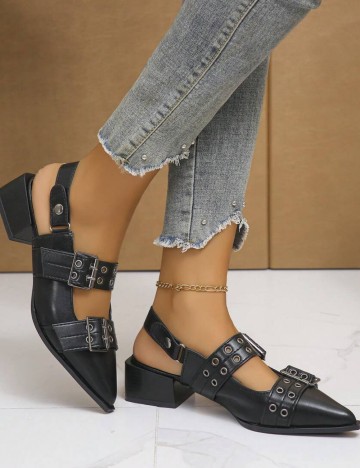 Pantofi cu toc Shein, negru