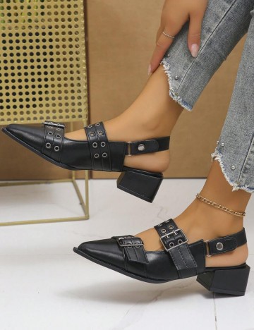Pantofi cu toc Shein, negru