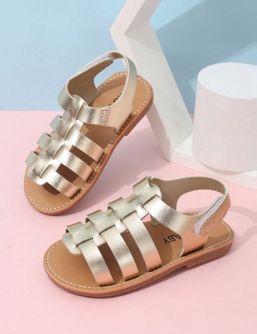 Sandale Shein, auriu