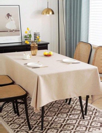 Față de masă Shein, crem