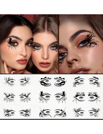 Set tatuaje temporare Shein, negru