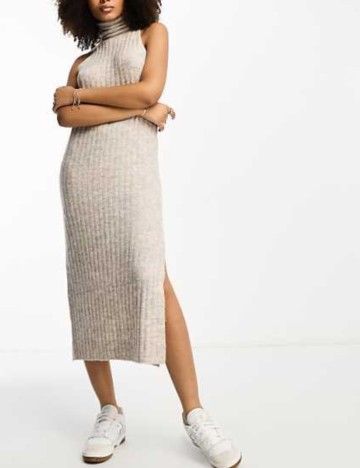 Rochie maxi ASOS, bej