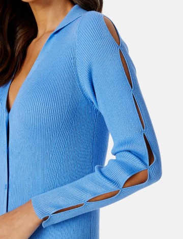 Rochie midi Object, albastru