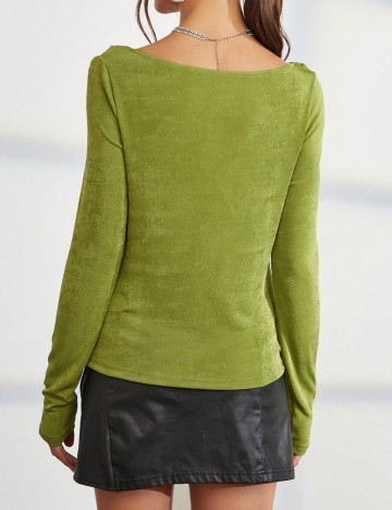 Bluză Shein, verde