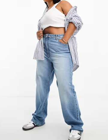 Jeans ASOS, albastru