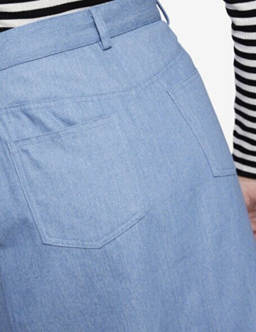 Fustă de blugi Pieces, albastru