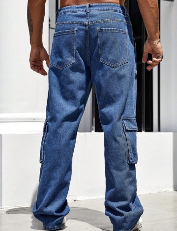 Jeans Shein, albastru