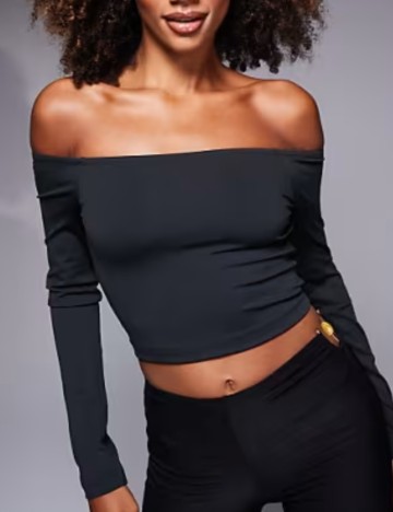 Top ASOS, negru