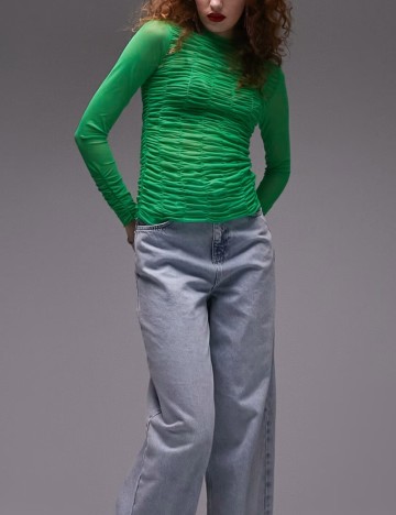 Bluză Topshop, verde