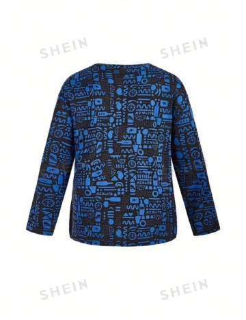 Bluză Shein Curve+, mix culori