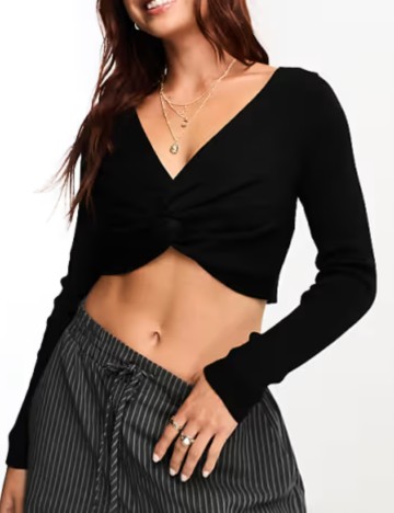 Bluză Miss Selfridge, negru