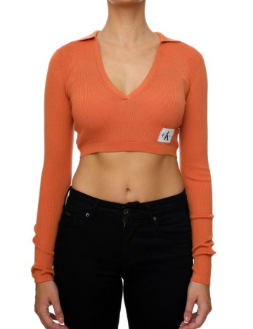 Bluză Calvin Klein, portocaliu