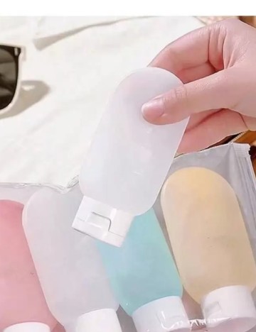 Set recipiente travelling Shein, alb