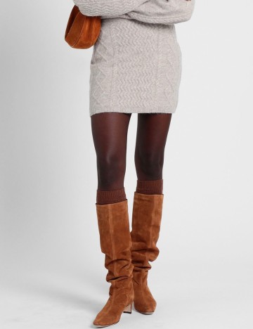 Fustă mini Topshop, bej