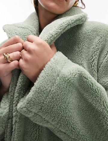 Palton Topshop, verde
