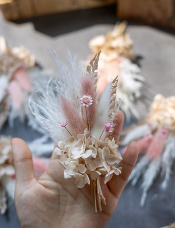 Plantă artificială decorativă Shein, bej