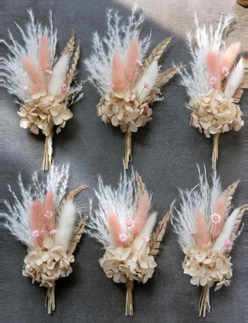 Plantă artificială decorativă Shein, bej