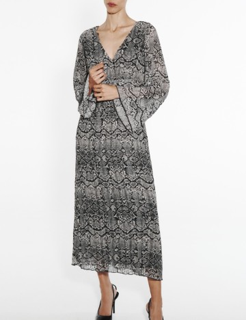 Rochie maxi Zara, mix culori