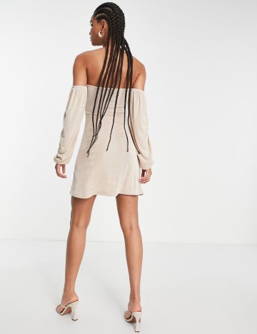 Rochie mini ASOS, bej
