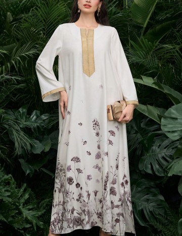 Rochie midi Shein, crem