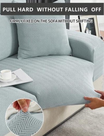 Husă de canapea Shein, albastru