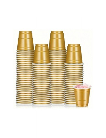 Set pahare de plastic Shein, galben