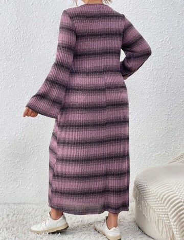 Rochie maxi Shein Curve+, mix culori